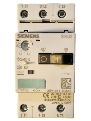 کلید حرارتی زیمنس 3RV1011